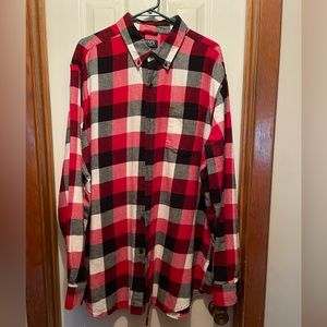 Chaps Men’s Long Sleeve Flannel Shirt - size 2XLT